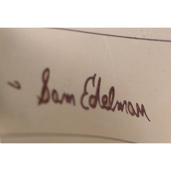 Sam Edelman Yaro BLUE GRAY SUEDE LEATHER HIGH HEEL OPEN TOE SLINGBACK SHOES 7M - Picture 7 of 9